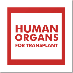 Human Organs For Transplant Posters and Art